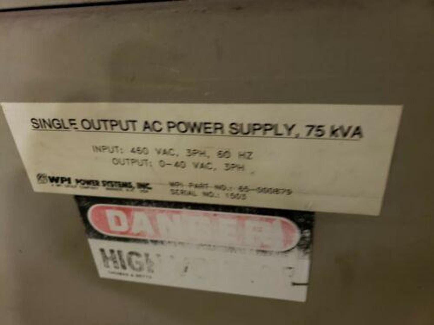 Lindberg #22-GR-3830-17TF, top loading vacuum furnace, 1700°F, Stokes 607-1/212 vacuum pump/blower, control - Image 9
