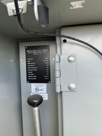 15 KV MCM Engineering #VR-15100-12, NEMA 3R Outdoor Switchgear, 1200 Amp Vacuum Breaker, Primary Metering - Image 6