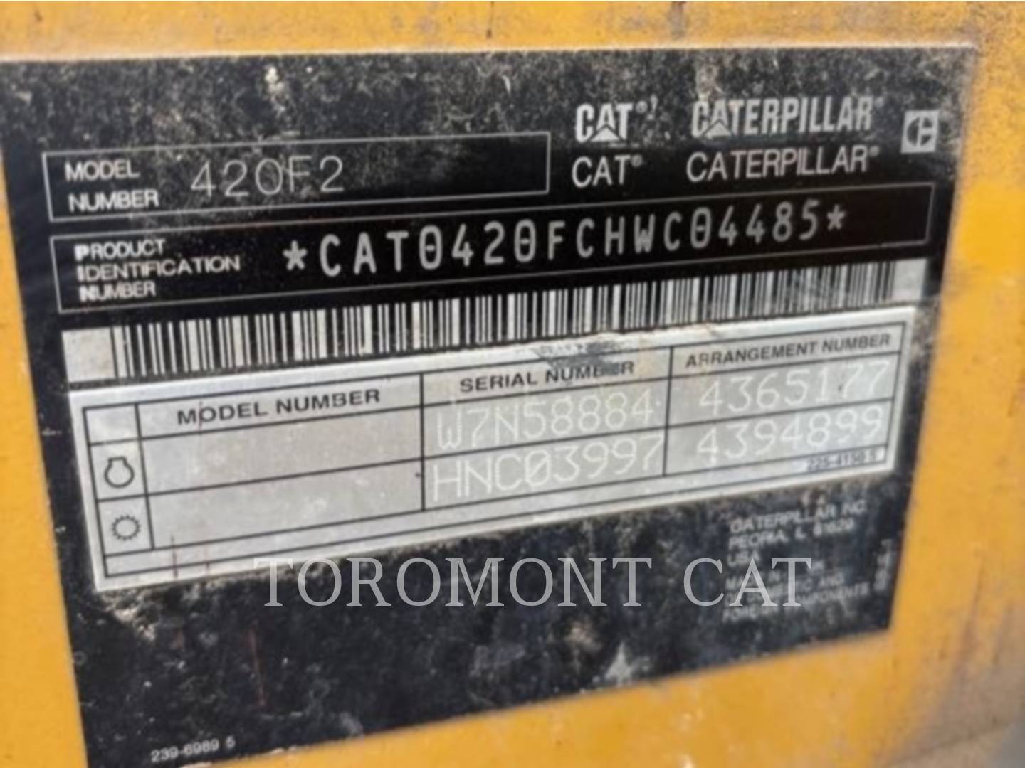 Cat 420F2ST, Backhoe Loader, 4934 hours, S/N: HWC04485, 2019 - Image 5