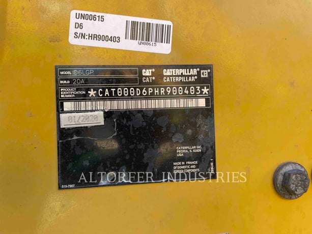 Caterpillar D6-20VPAT, 2620 hours, S/N: HR900403, 2020 - Image 6