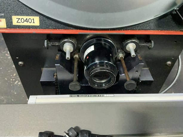 Starrett #HE350, Optical Comparator, Digital Display, 5" x 19" Table - Image 4