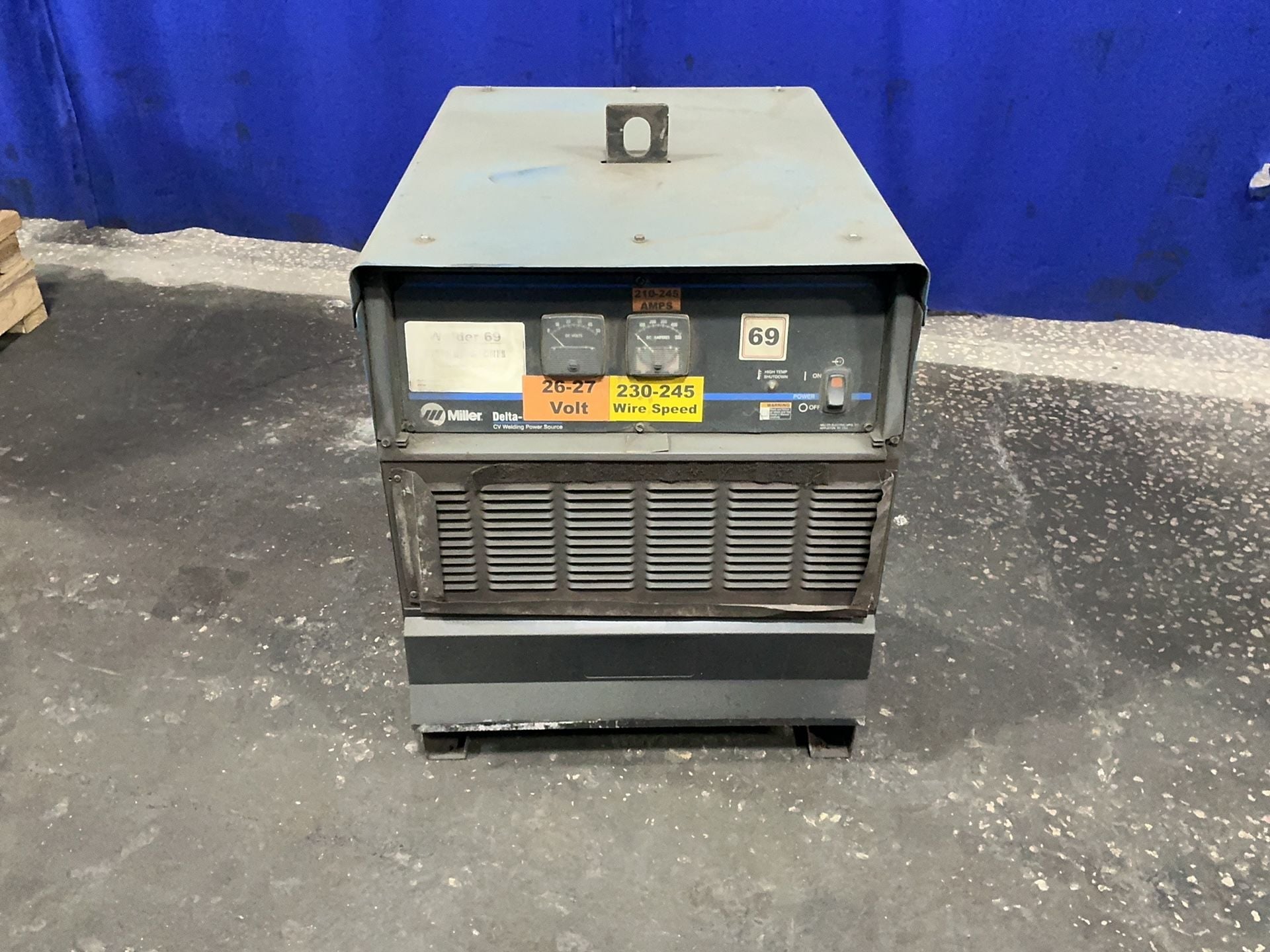Miller #DELTA-FAB, CV/DC Welder, 375 Amps, 17.6 kW - Image 3