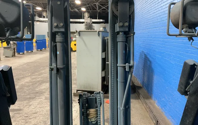 Nissan #CPJ01A15-V, Propane Forklift, 76" Lift Height, 77" Mast, 17141 Hours - Image 8