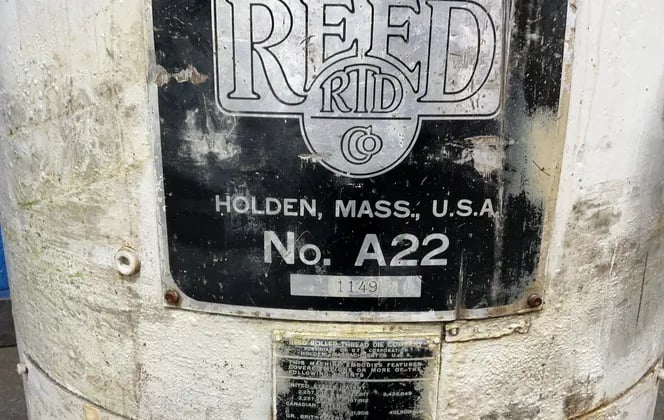 Reed-Prentice Rtd Co #A22, 3-Die Thread Roller - Image 7
