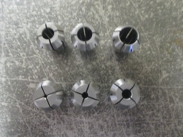1/16" - 3/8" E-16 Steel Spring Collets, (Set of 6), new - Image 3