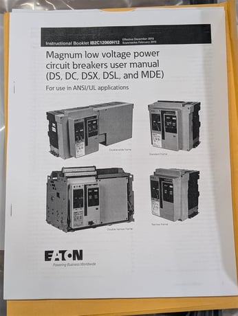 4000 Amps, Eaton, Magnum DS, MDSC4N3VEANNNNCLCN4EMNNBX, 600 Volts, 3 Pole, 100 kA, New in Box - Image 9