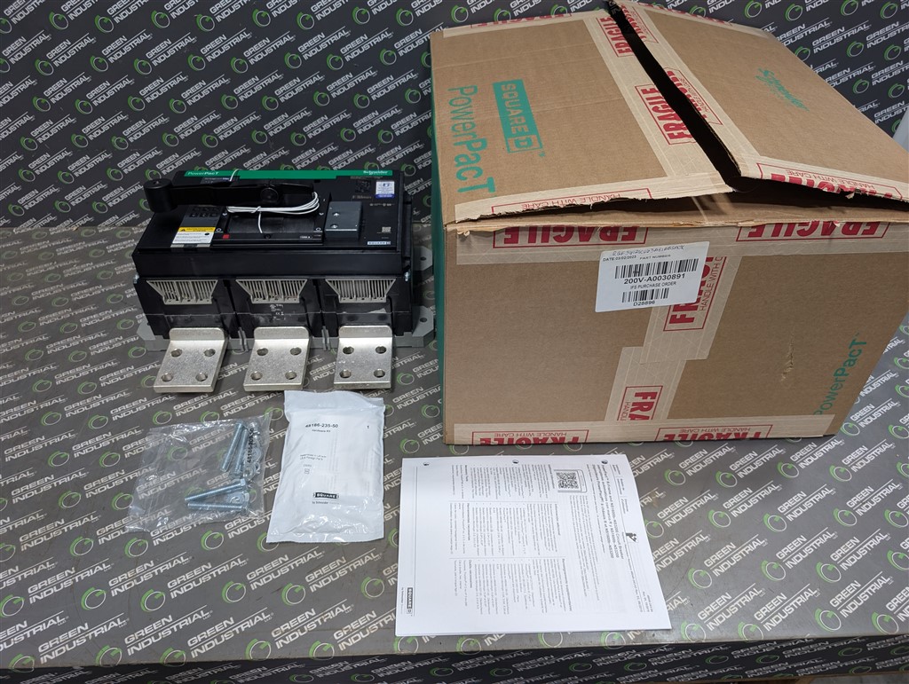 1200 Amps, Schneider, PowerPact RG 1200, RGF36120CU63AE1ABSAJK, 600V., 3 Pole, Micrologic 5.0P, New in Box - Image 1