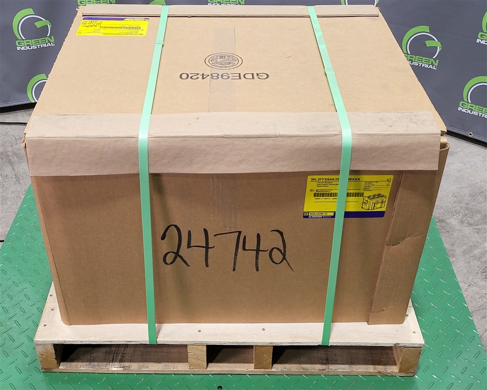 2000 Amps, Square D, Masterpact NW20H, WL3FFX64A3SXBXWXXA, 600 Volts, 3 Pole, Micrologic 6.0P LSIG, New - Image 1
