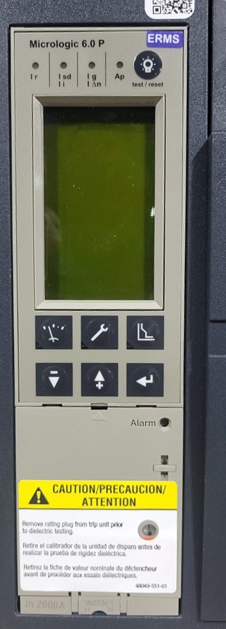 2000 Amps, Square D, Masterpact NW20H, WL3FFX64A3SXBXWXXA, 600 Volts, 3 Pole, Micrologic 6.0P LSIG, New - Image 6