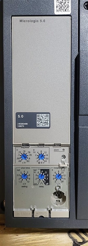 2000 Amps, Square D, Masterpact NW20H, WL3FCX33G9SCBBXXEA, 600 Volts, 3 Pole, 1200 A Trip, Micrologic 5.0 - Image 6