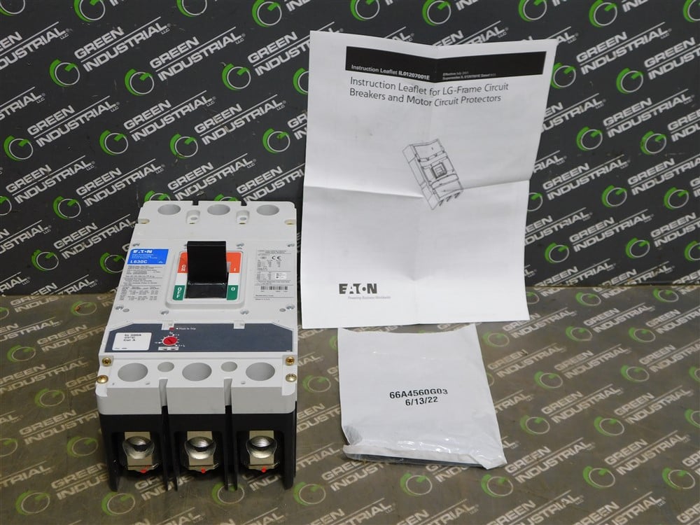 630 Amps, Eaton, L630C LGC3300FAG, LGC3630NN, 690V., 3 Pole, 300A Plug, 100kA AIC @ 480V., New - Image 4