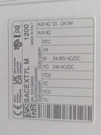 1200 Amps, ABB, SACE Tmax XT7L M 1200, 480-600V., 3 Pole, Ekip Dip LSI, New in Box - Image 8