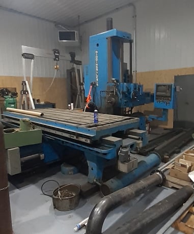5" Giddings & Lewis #350-T, Horizontal Boring Mill, 72" x48" x60" trvls, 25 HP, 4' x10' table, 1750 RPM - Image 6