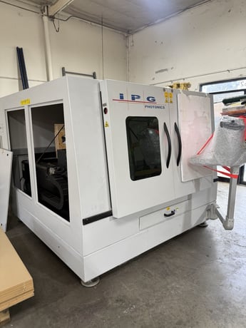 IPG Photonics #SYS4XRC0MNMN2NXU, LaserCube Fiber Optic CNC Laser, 450 watt, 4' x4', 2020 - Image 8