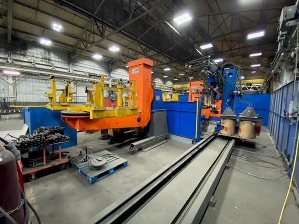 Cloos #QRC-E-410, high performance dual station robot, 2012 - Image 1