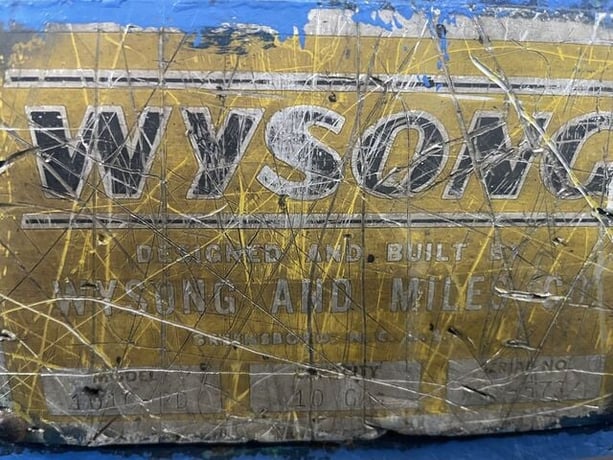 10 gauge x 10' Wysong #1010-RD, Mechanical Power Squaring Shear, 24" Back Gauge, 55 SPM, 16 holddown - Image 3