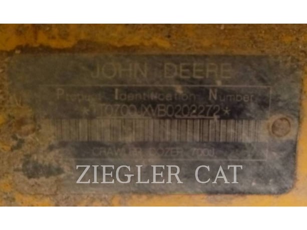 Deere & Co 700J LGP, 8113 hours, S/N: 1T0700JXVB0202272, 2011 - Image 6