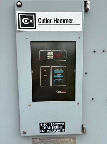 750/1000 KVA 4160 Primary, 480/277 Secondary, Cutler Hammer, Copper, Taps, - Image 2
