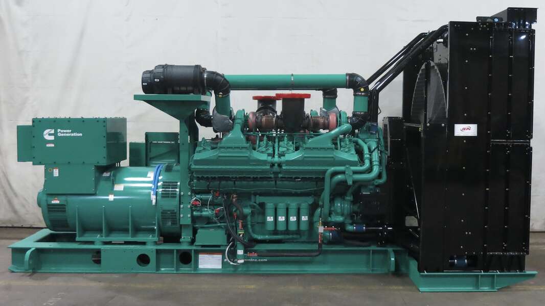 2000 KW Cummins #DQKAB, diesel generator set, 277/480 Volts, 2922 HP @ 1800 RPM, QSK60-G6 NR2, EPA Tier 2 - Image 1