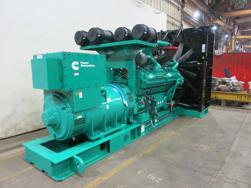 2000 KW Cummins #DQKAB, diesel generator set, 277/480 Volts, 2922 HP @ 1800 RPM, QSK60-G6 NR2, EPA Tier 2 - Image 2