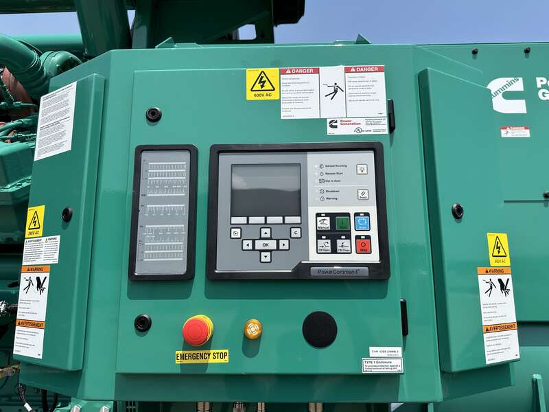 2000 KW Cummins #DQKAB, diesel generator set, 277/480 Volts, 2922 HP @ 1800 RPM, QSK60-G6 NR2, EPA Tier 2 - Image 6