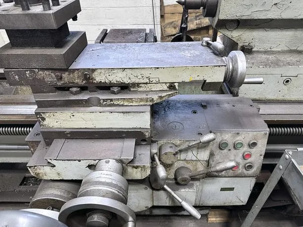32"/42" x 120" Poreba #TPK-80, engine lathe, 3.75" bore, 8-800 RPM, 21 speeds, A1-11, 1979 - Image 7