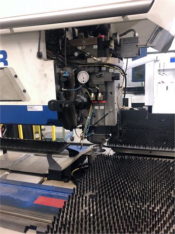 20 Ton, Trumpf #Trumatic-2010R, CNC turret punch, 10 stations, 50" x50", .250" thick, 3600 IPM X, 2400 IPM Y - Image 7
