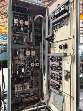 4" Nomura #B-100WR, table type horizontal boring mill, 55" x 63" built-in power rotary table, digital read - Image 8