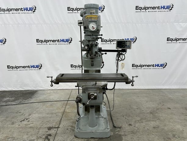 Bridgeport #Series-I, vertical milling machine, 9" x42" table, 1.5 HP, vari-speed, one shot lube - Image 1