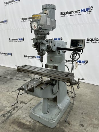 Bridgeport #Series-I, vertical milling machine, 9" x42" table, 1.5 HP, vari-speed, one shot lube - Image 2