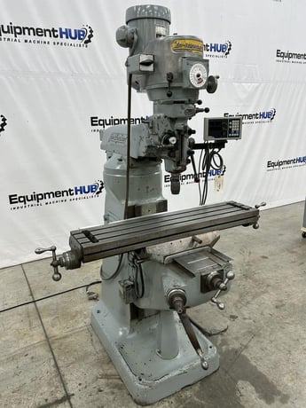 Bridgeport #Series-I, vertical milling machine, 9" x42" table, 1.5 HP, vari-speed, one shot lube - Image 3