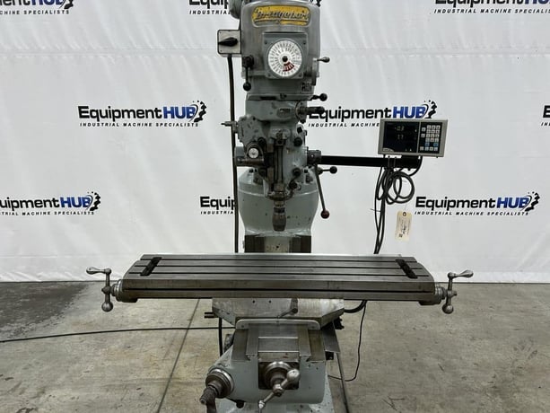 Bridgeport #Series-I, vertical milling machine, 9" x42" table, 1.5 HP, vari-speed, one shot lube - Image 4