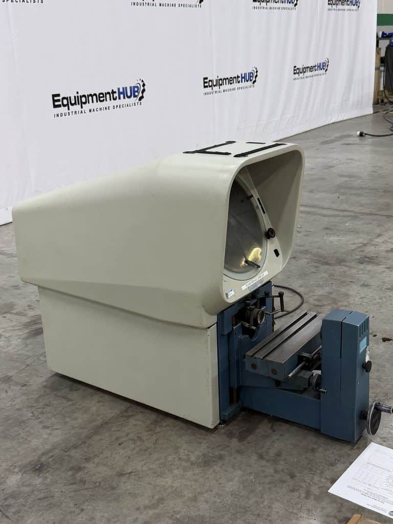 14" Deltronic #Image-Master-DH14-MPC, optical comparator, 5" x 15" table, fiber optic surface illumination - Image 4