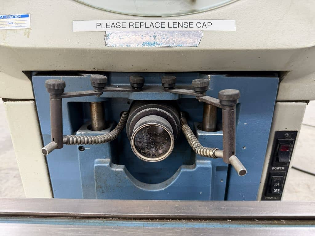 14" Deltronic #Image-Master-DH14-MPC, optical comparator, 5" x 15" table, fiber optic surface illumination - Image 8