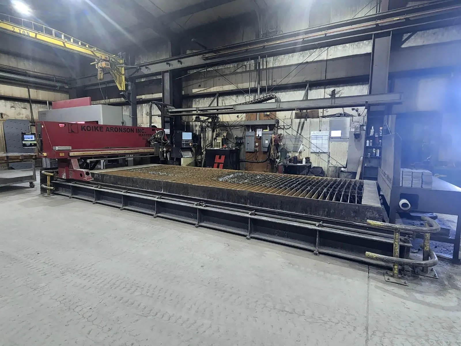 Koike #MasterGraph-Millennium, CNC plasma cutting system, 8' x 20', Alphatek Control, 2008 - Image 1