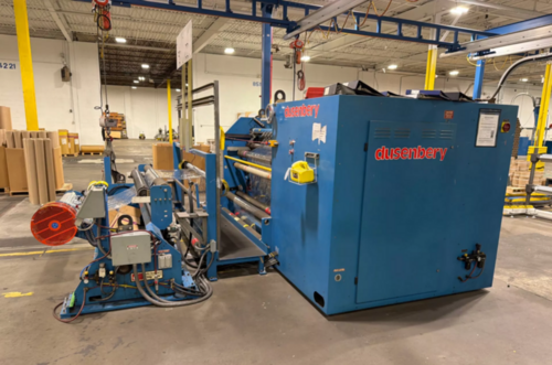 Dusenbery #835-24, 72" duplex slitter rewinder, 40" unwind diameter, 24" rewind diameter, 460 V., 3 Ph. - Image 3
