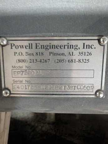 Powell, 60" shaftless floor pick-up unwind back stand, 72" diameter, 3" - 16" chucks - Image 3