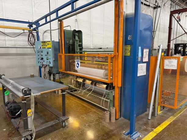 Shanks, 84" two drum slitter rewinder with shaftless floor pick-up unwind stand - Image 3