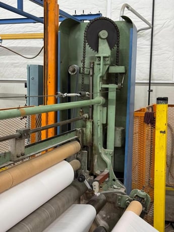 Shanks, 84" two drum slitter rewinder with shaftless floor pick-up unwind stand - Image 9