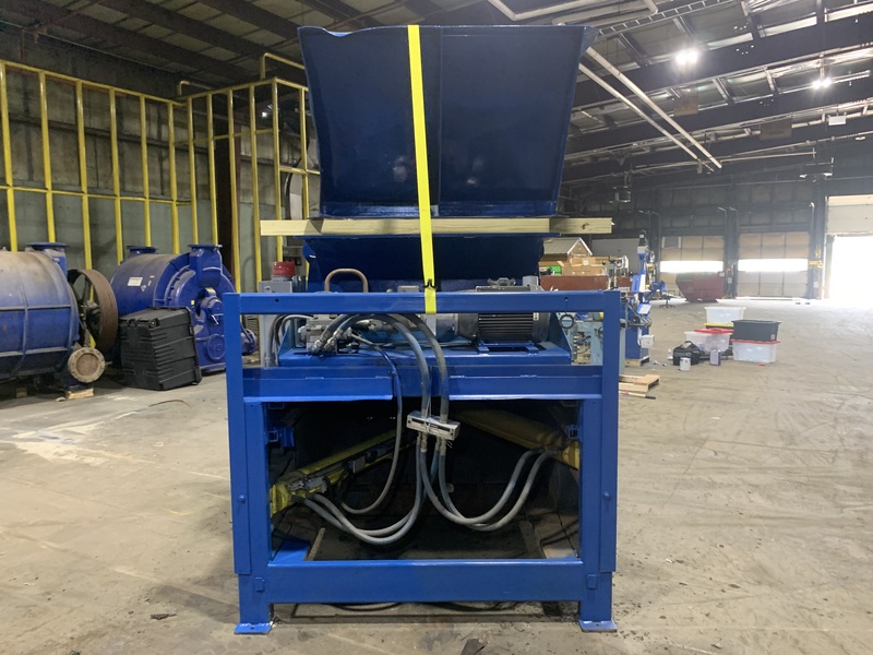 Excel #EX-60, horizontal closed door baler, 20 HP, (2) 6" cylinders, 54" W x 35" L feed opening - Image 9