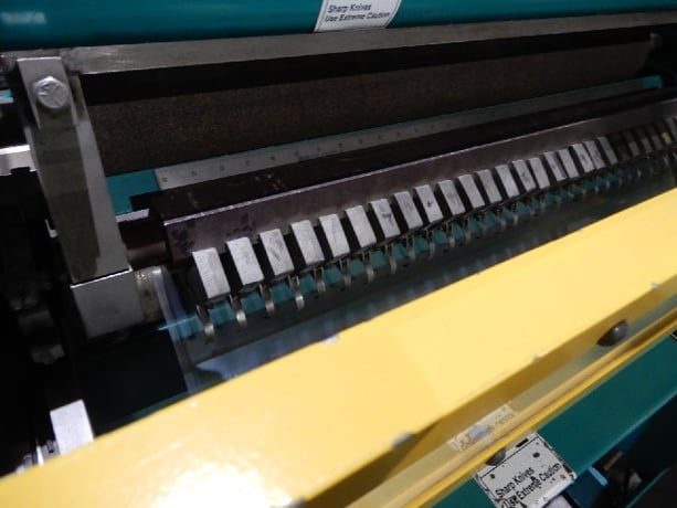 Dusenbery #635, 30" duplex slitter rewinder, 40" unwind diameter, 21" rewind diameter, .95" min slit, 460 V. - Image 3