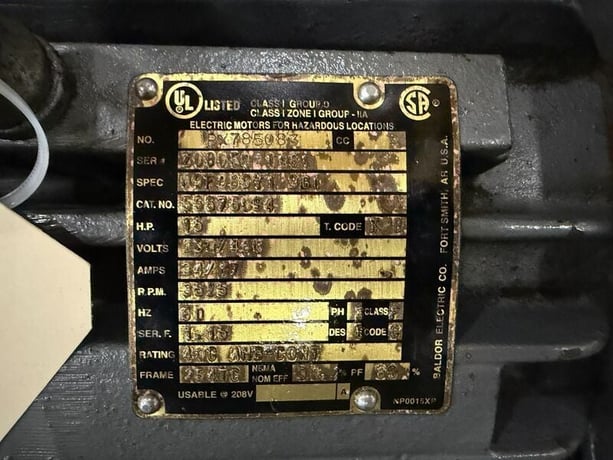 353 CFM, Rietschle #VLR500, vacuum pump, 15 HP, 2009 - Image 3