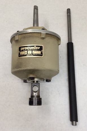 Procunier #3, tapping head, 1/2" capacity steel, 3/4" capacity aluminum, 1000 RPM, 2MT shank - Image 1