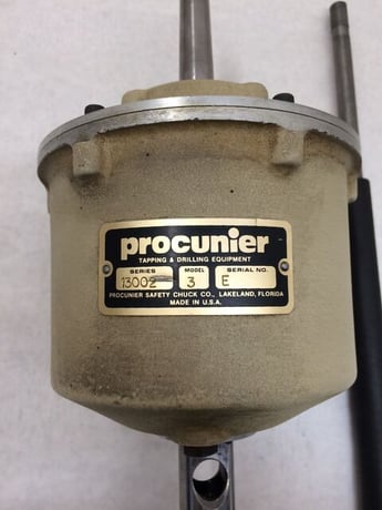 Procunier #3, tapping head, 1/2" capacity steel, 3/4" capacity aluminum, 1000 RPM, 2MT shank - Image 8