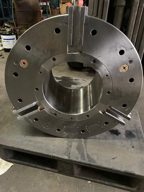 19" ATS #BT-7.3-ES, (19" outside dimension 7.3 ID) 3-jaw air chuck - Image 1