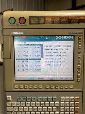 Mori Seiki #NLX-2500/700, CNC lathe, 23.2" swing, 10" chuck, 3.1" bar, 18.1" dia., 28.6" lgth, 25 HP, 4000 - Image 4