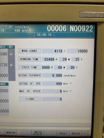 Mori Seiki #NLX-2500/700, CNC lathe, 23.2" swing, 10" chuck, 3.1" bar, 18.1" dia., 28.6" lgth, 25 HP, 4000 - Image 6