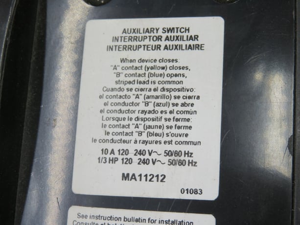 1200 Amps, Square D MHL3612001386, MCCB, 3-Pole, 600 Volts AC, 65 KA IC - Image 4