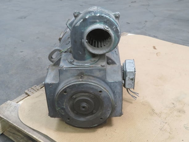 15 HP 1750/2300 RPM General Electric, CD258AT, DPFG-BV encl, 500 VA, 300/150 VF - Image 3