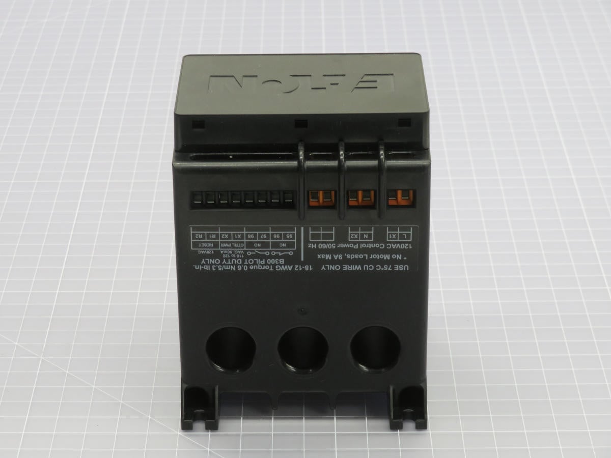 Eaton #C441P3309NOUI-HVR, overload relay, 3P, 110-120VAC Cont, 0.33-9A AMP (2 available) - Image 2